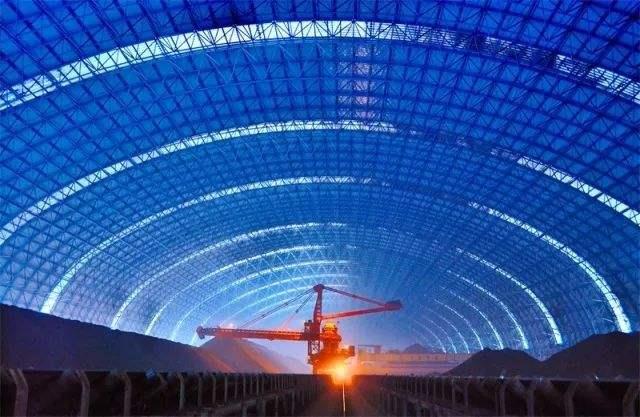 威海亿优钢构工程师为您解析原料场封闭技术的特点和类型